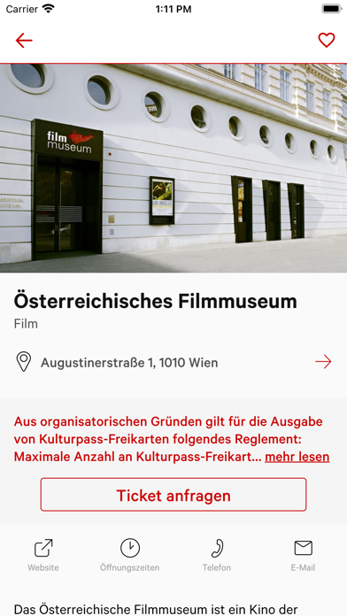 Kulturpass Screenshot