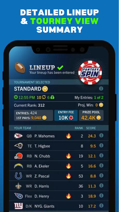 FantasySpin Screenshot