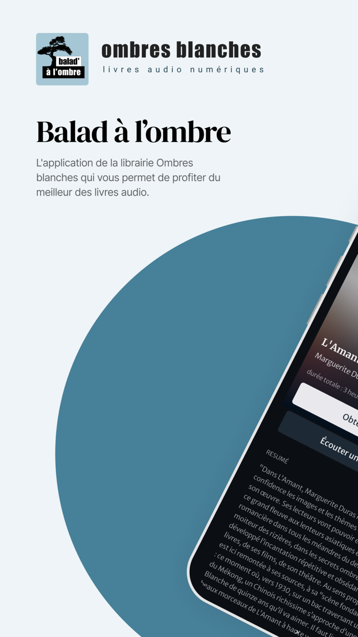 Ombres blanches - Livres audio