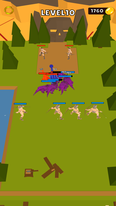Merge Dino Warior Fight Screenshot