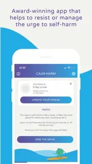 calm harm – manage self-harm iphone screenshot 1