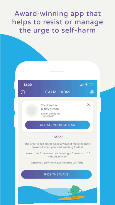 Calm Harm – manage self-harm Screenshot
