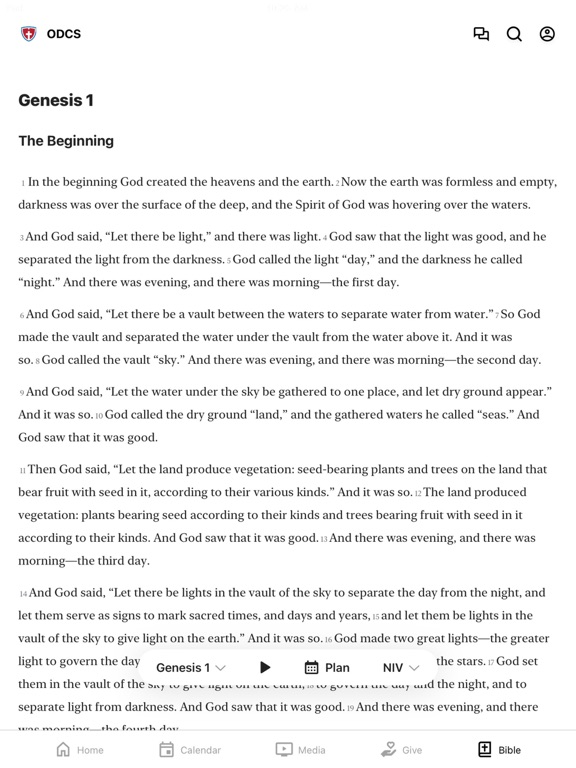 Open Door Christian Schools iPad screenshot 3 - Education app