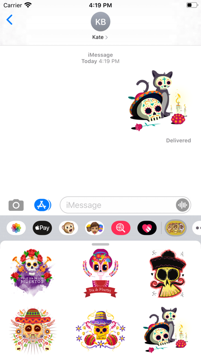 Screenshot #1 pour Dia De Muertos Reborn Stickers