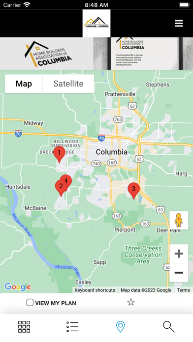 HBA Columbia Parade of Homes Screenshot