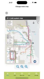 chicago subway map iphone screenshot 3