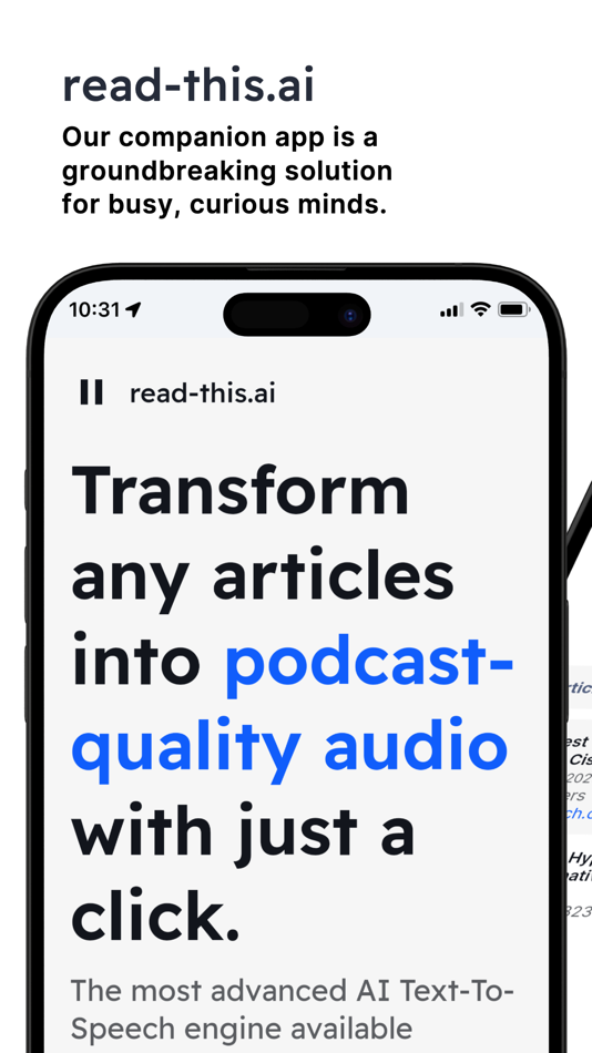 #1. read-this.ai (iOS) By: Spooklight SA