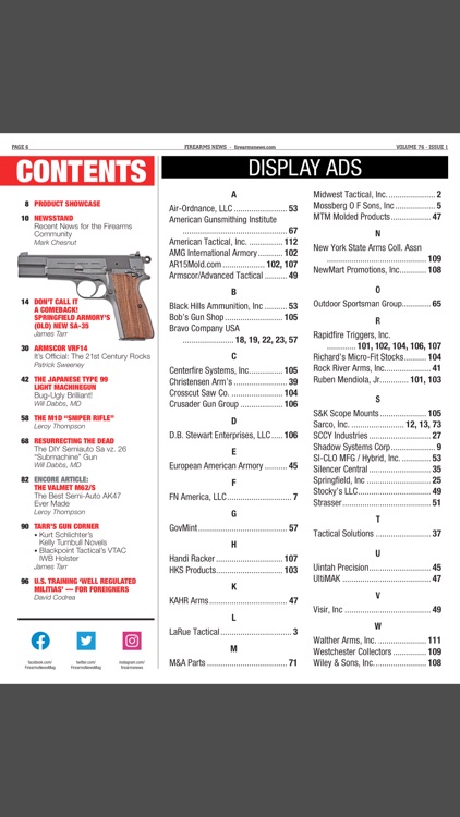 Firearms News Magazine