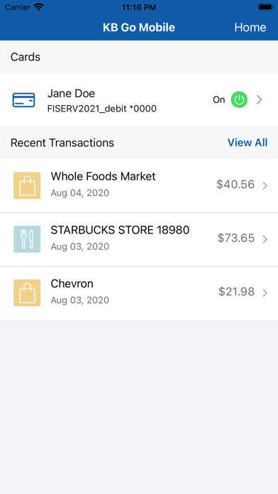 Kirkpatrick Bank Mobile Screenshot