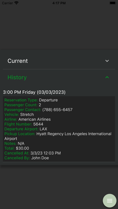 ElectLimos Driver Screenshot