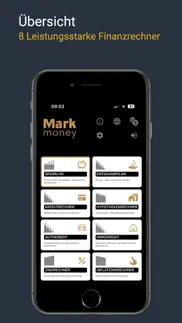 finanzrechner - markmoneypro3 iphone bildschirmfoto 1
