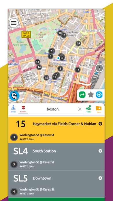 Boston Transit RT (MBTA) Screenshot