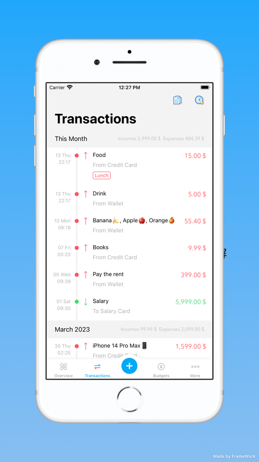 #2. GeeMoon: A Bookkeeping App (iOS) 由: 乐彬 梅