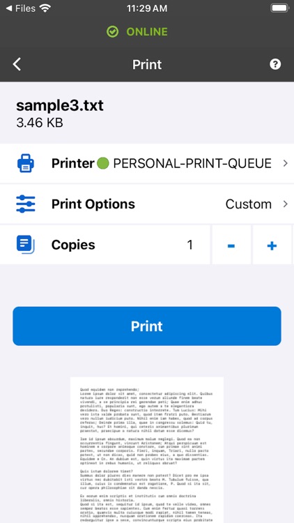 VPSX Print for Intune