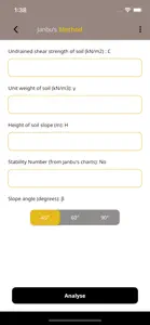 Flexislope Soil Slope Analysis screenshot #2 for iPhone