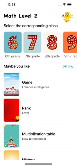 Game screenshot 6th, 7th, 8th, 9th grade Math mod apk