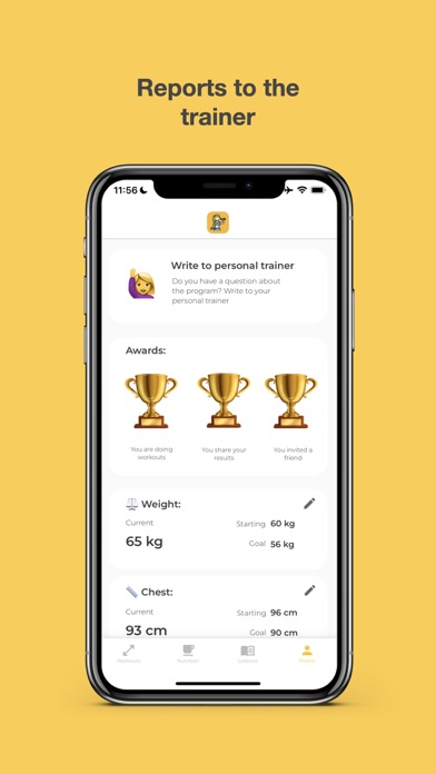 MYFITBACK fitness workouts Screenshot