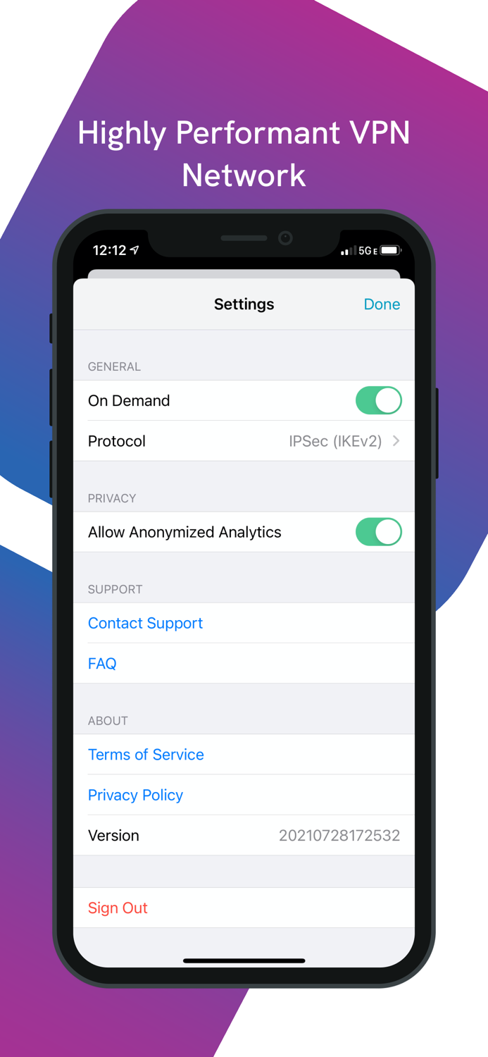 MyFinExpert Secure VPN