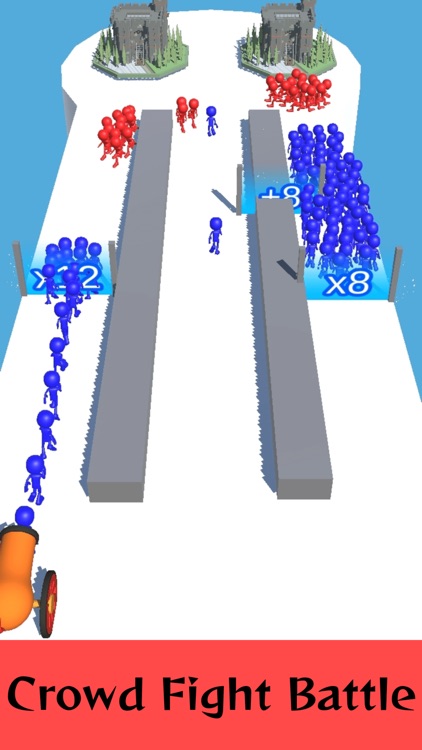 Crowd Mega Run-Tower Defense
