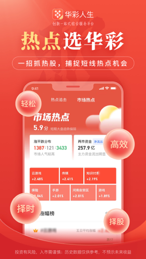华彩人生-炒股票基金证券开户软件 captura de pantalla 3