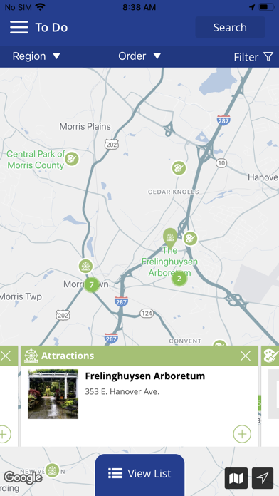 Visit New Jersey Screenshot