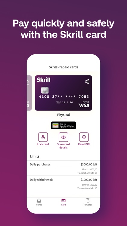 Skrill - Pay & Transfer Money screenshot-5