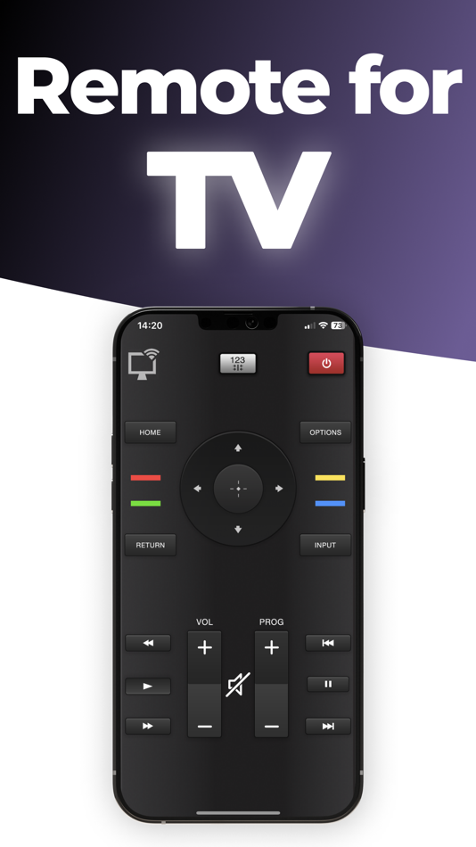 #1. Unimote : smart TV remote (iOS) 게시자: yohan teixeira