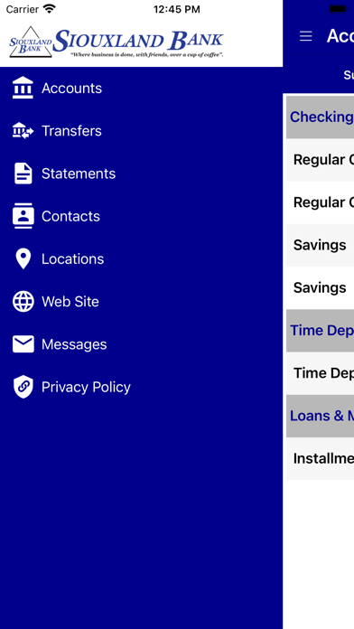 Siouxland Bank Mobile Screenshot