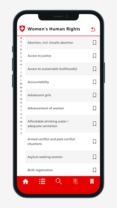 Women’s Human Rights Screenshot