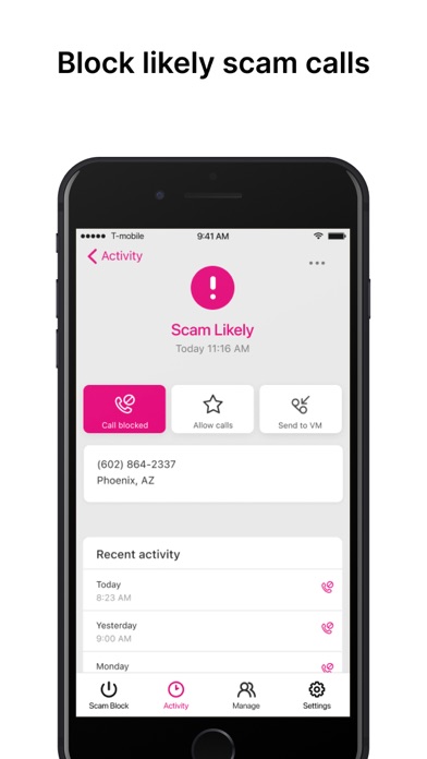 Screenshot #3 pour T-Mobile Scam Shield