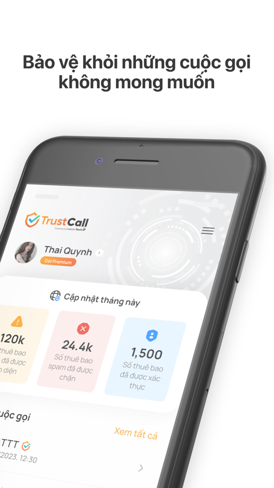 #2. TrustCall (iOS) 由: LEEON CYBER SECURITY JOINT STOCK COMPANY