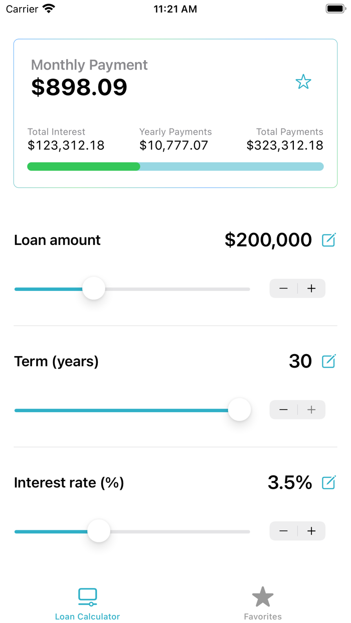Loan Calculator - A simple app