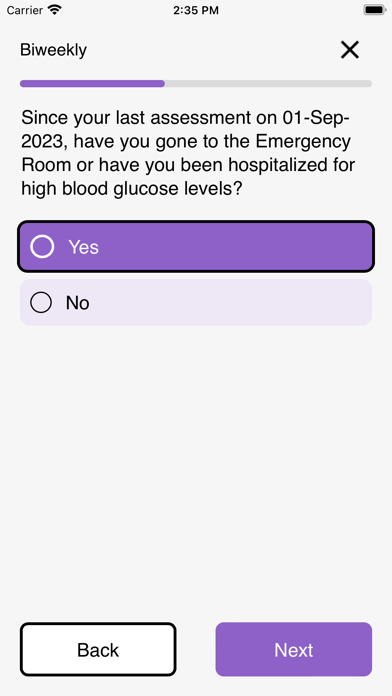 Omnipod 5 Registry Screenshot