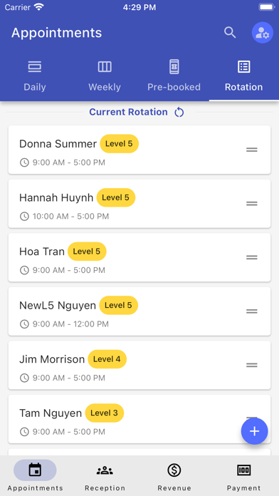 SalonXpress Screenshot