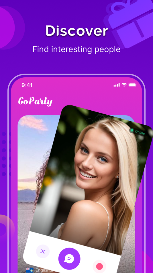 #2. GoParty - Make friends easily (iOS) Podle: GoParty Technology Co., Limited