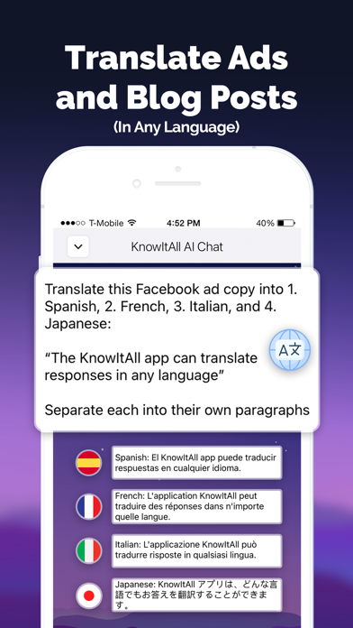 AI Chatbot, AI Chat: KnowItAll Screenshot