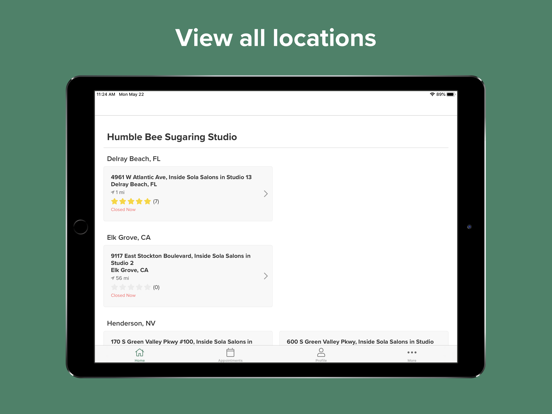 Humble Bee Sugaring Studio iPad screenshot 6 - Lifestyle app