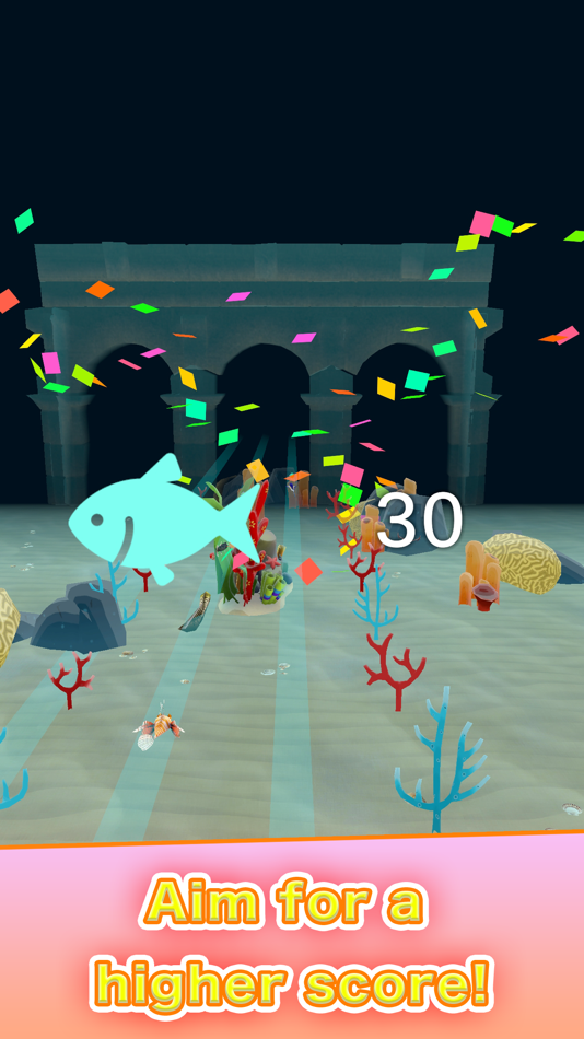#4. Fish run game - RunRunFish (iOS) 由: 7COLORS GAME LIMITED LIABILITY CO.