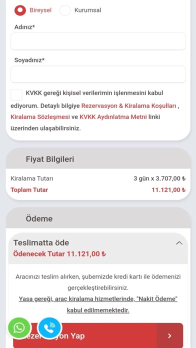 Ercar Rental Screenshot