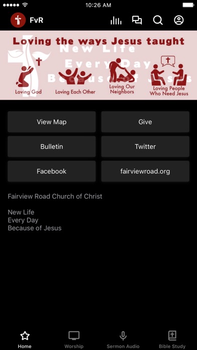 Fairview Road Church of Christ Screenshot