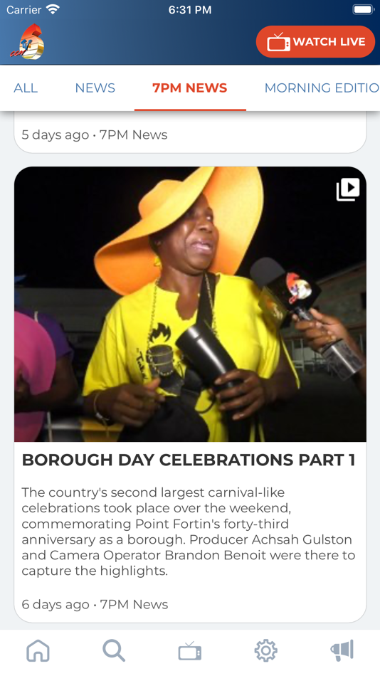 #2. CCN TV6 (iOS) 由: One Caribbean Media