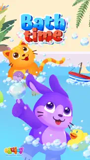 bath time - pet caring game iphone screenshot 1