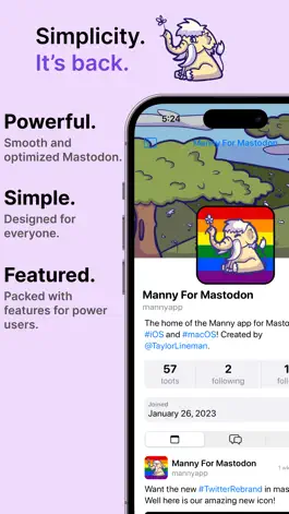 Game screenshot Manny - for Mastodon mod apk