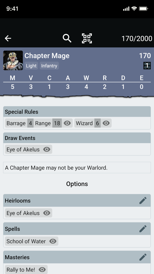 #6. Conquest Companion App (iOS) 由: Para Bellum Games