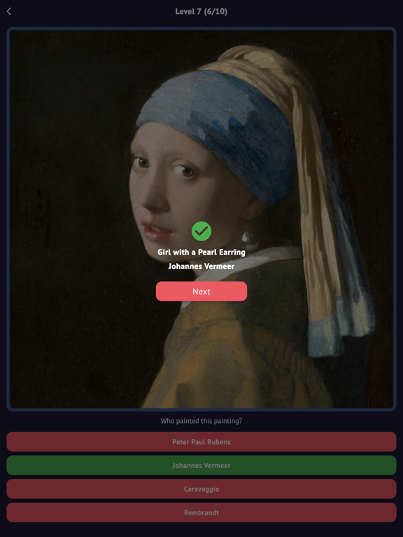 Art Academy: Fun Art Quiz Game iPad screenshot 2 - Games app