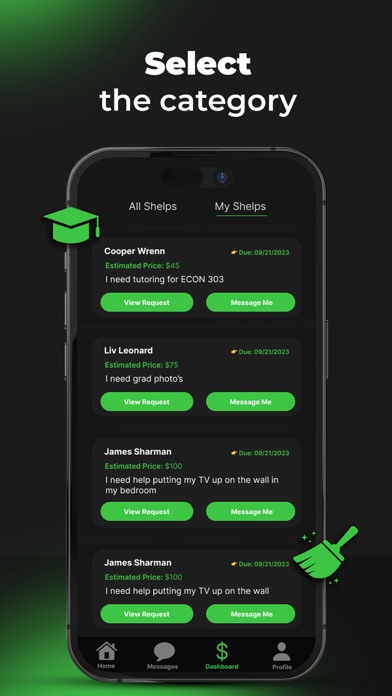Shelp - Student Help Screenshot