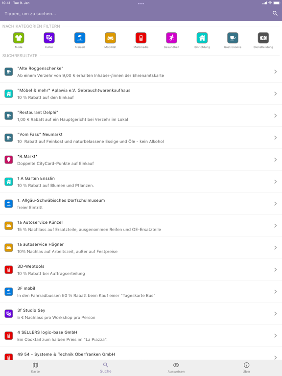 Screenshot #6 pour Ehrenamtskarte Bayern