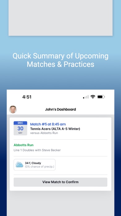 MatchTime Sports Screenshot