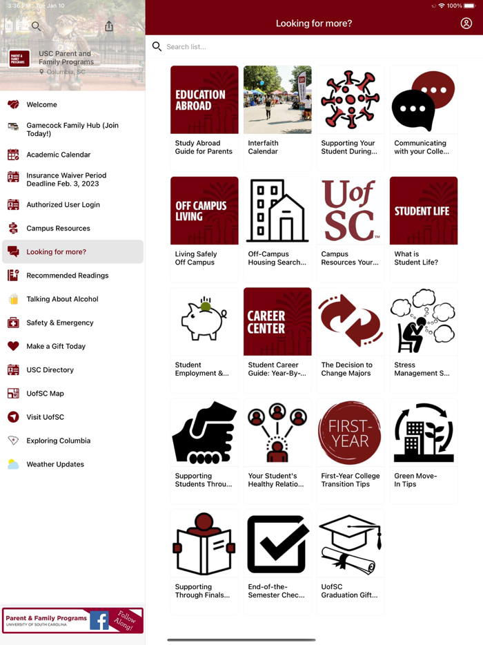 USC Parent and Family Programs