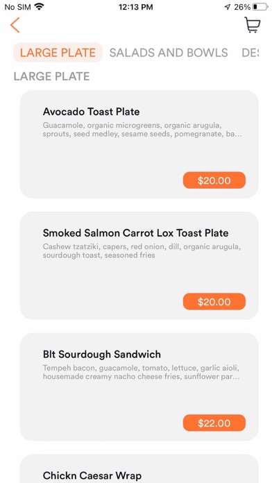 Community Restaurant Screenshot